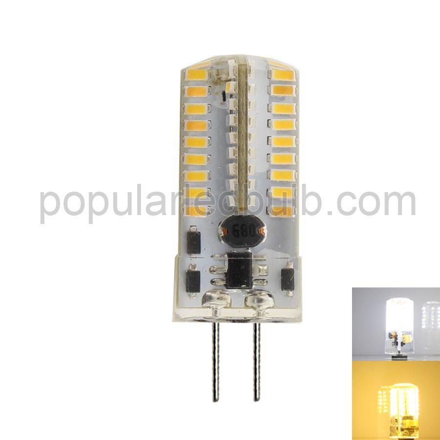 AC DC 12V G4 LED 3W 210-240lm 3000K led 3014 SMD G4 Dimmable Light Bulb Leds