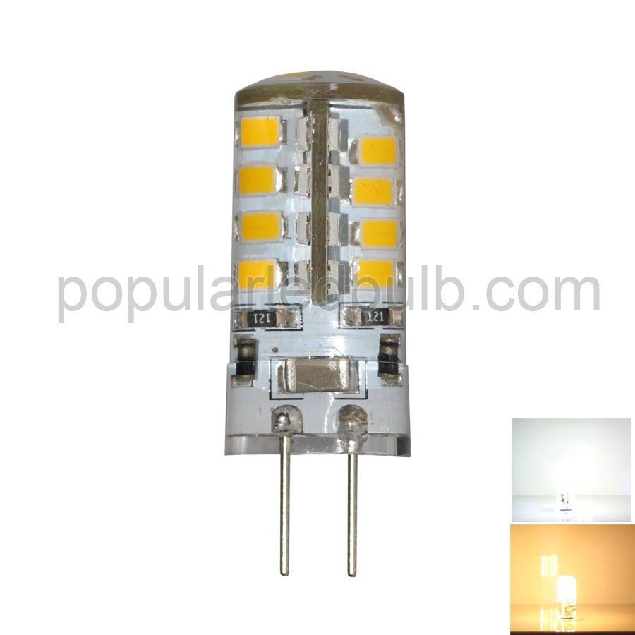 AC DC 12V G4 LED 3W 210-240lm 2700K led 2835 SMD LED Corn Bulb