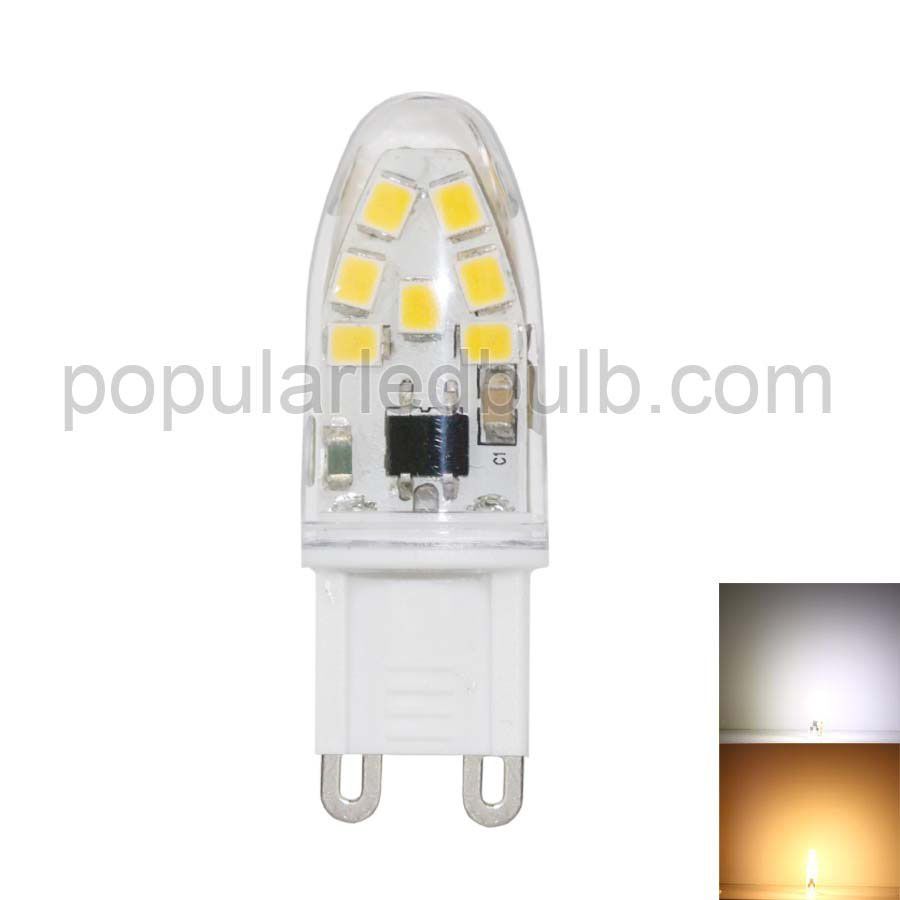 AC 230V G9 LED 1.3W 110-140lm 7000K led 2835 SMD Light Bulb leds